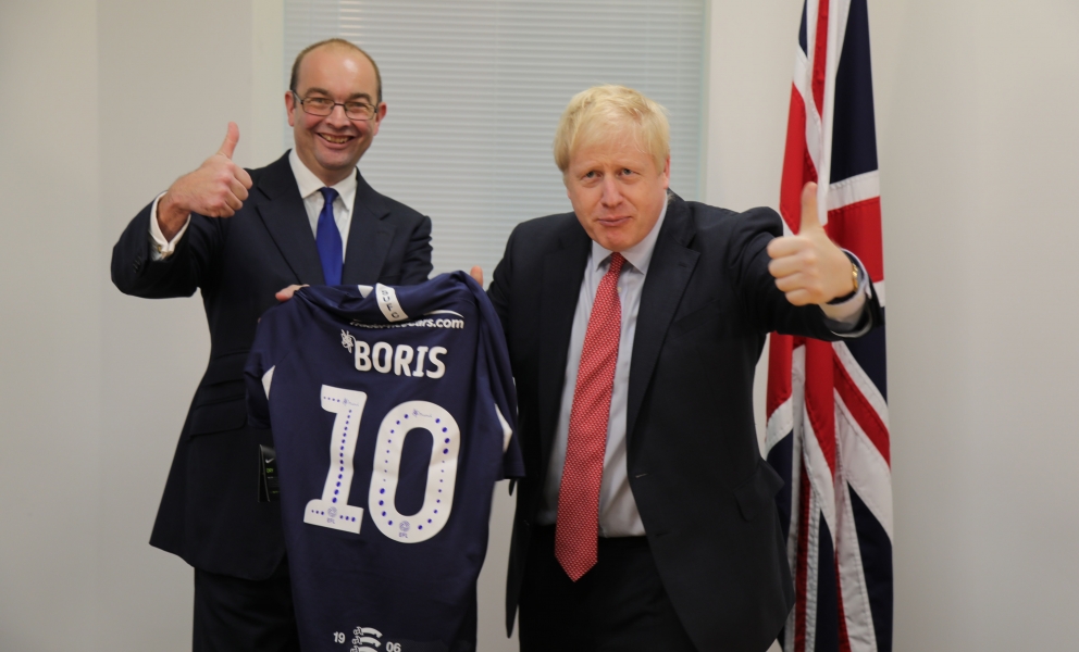 James Duddridge MP and Boris Johnson