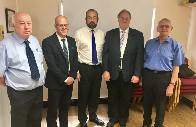 James with District and Parish Councillors