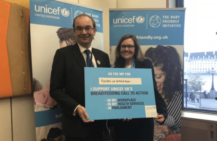 James Duddridge Supports Unicef