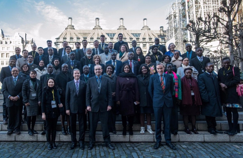 James Duddridge with the Commonwealth Parliamentarians’ Forum