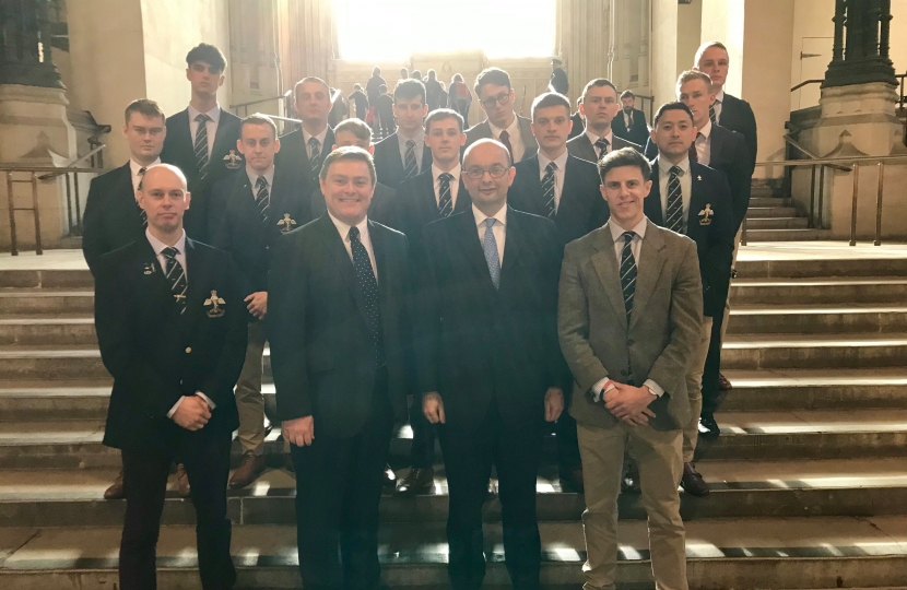 James, Will and the Squadron in Westminster Hall