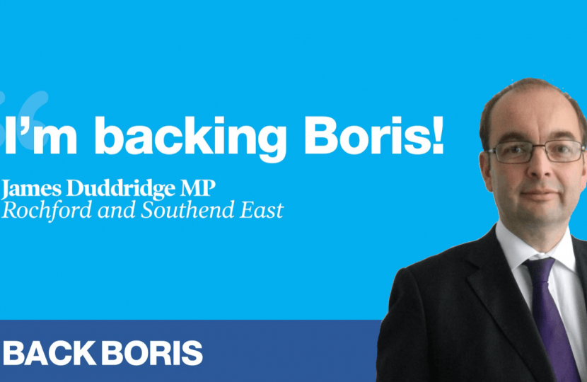 James Duddridge backs Boris