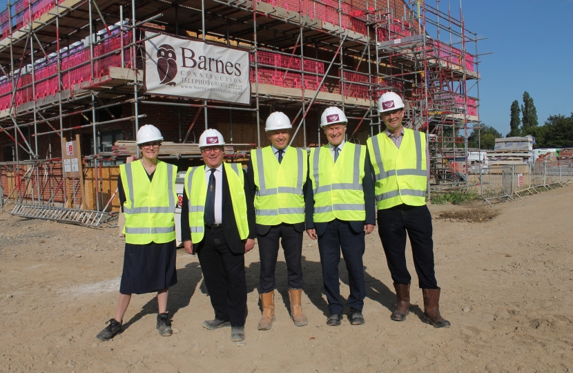 James Duddridge and South Essex MPs at the new Havens Hospice site