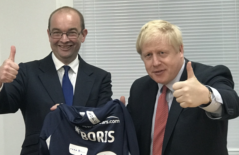 James Duddridge and Boris Johnson