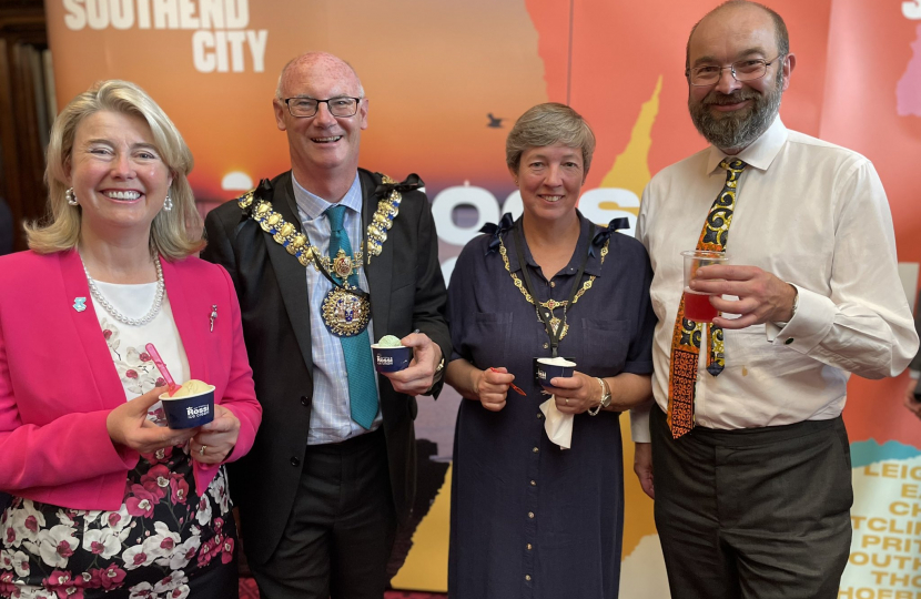 Anna Firth, the Mayor and Mayoress, and James Duddridge. 