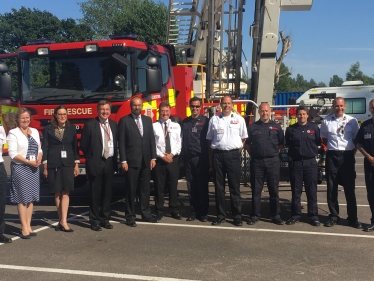 Essex MPs visit to Essex County Fire and Rescue Service
