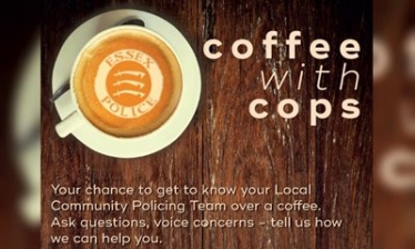 Coffee with cops poster