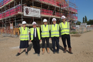 James Duddridge and South Essex MPs at the new Havens Hospice site