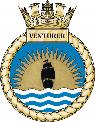 HMS Venturer Badge